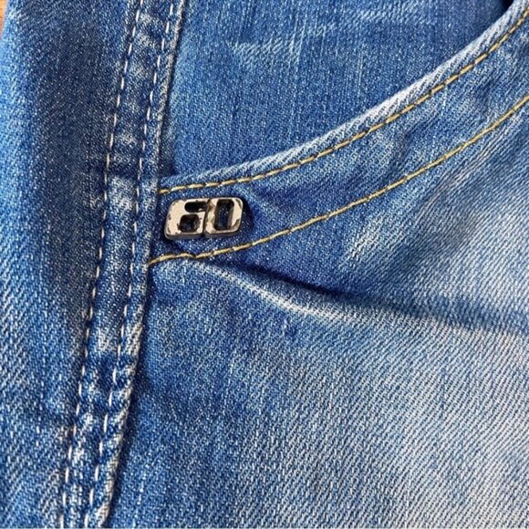 MISS sixty Karen jeans low rise light wash blue denim 98% cotton stretch size 25 - Picture 6 of 12